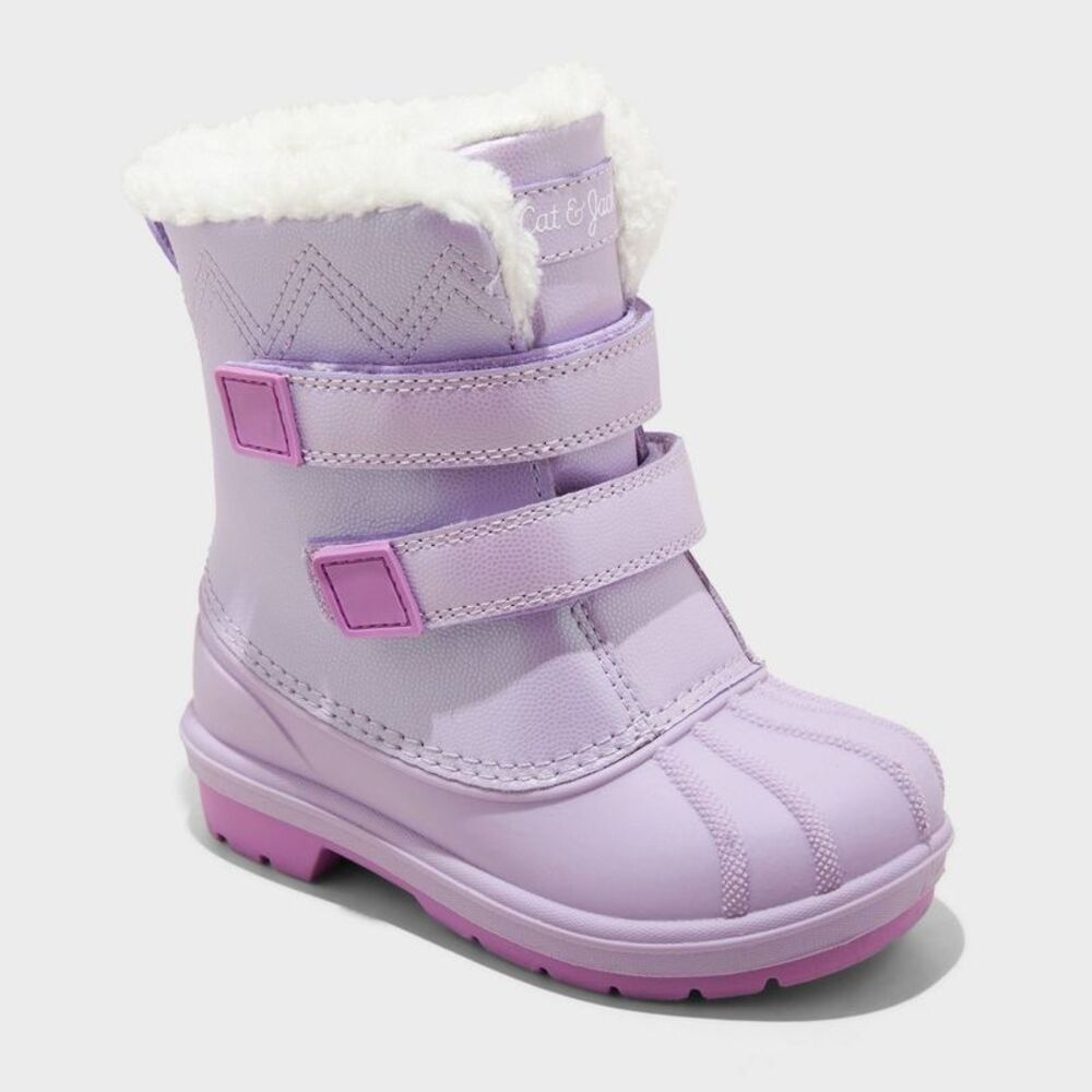 Cat & Jack - Toddler Denver Winter Boots - Cat & Jack Purple 7T Purple